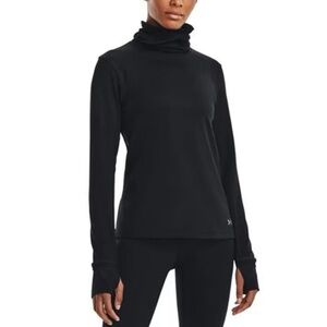 BNWT Size M Under Armoir Black Turtle Neck Long Sleeve Top